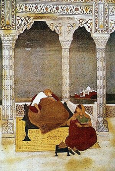 Passing of Shah Jahan by  Abanindranath Tagore 