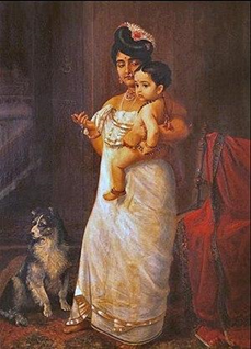  Bharatmata by Raja Ravi Verma 