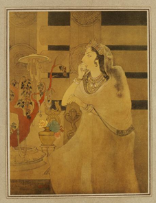 Ashoka's Queen by Abanindranath Tagore 