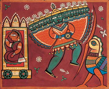 Ramayana by Jamini Roy