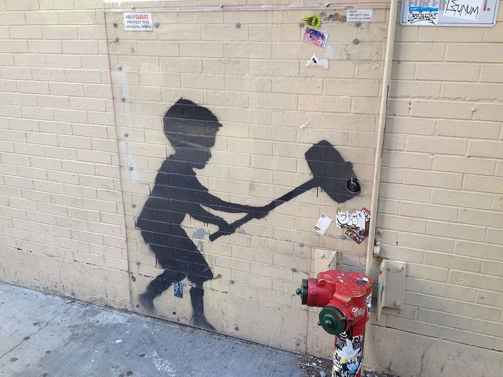 Banksy Hammer Boy