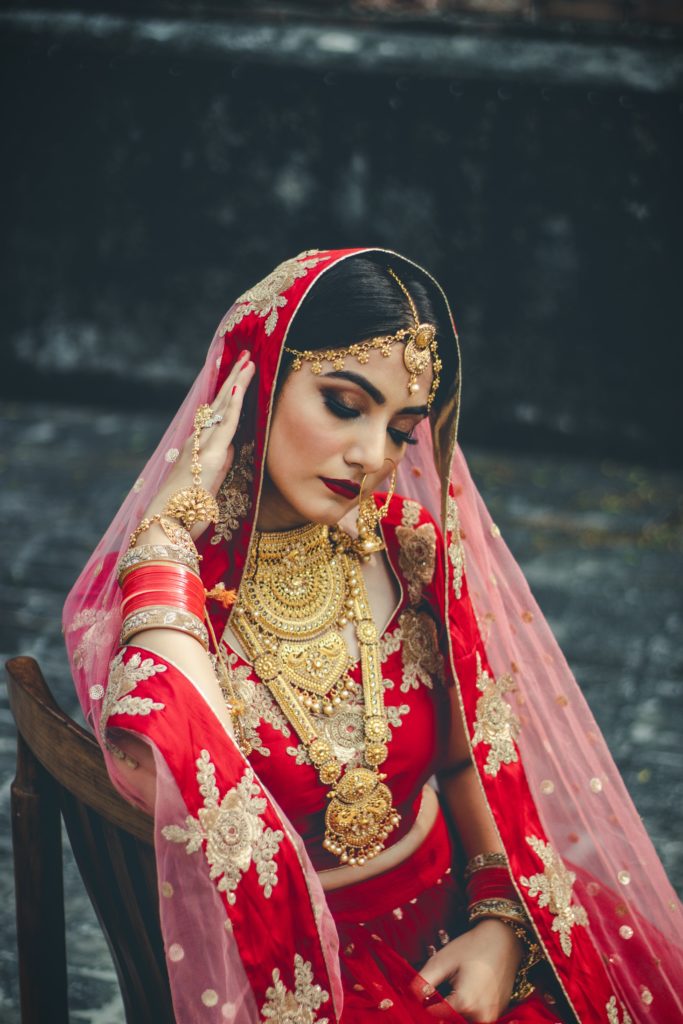 Indian Bride with Jewellery