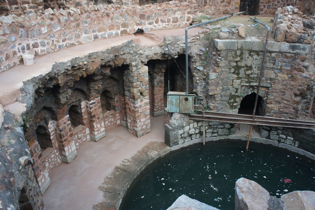 Baoli in Feroz Shah Kotla 