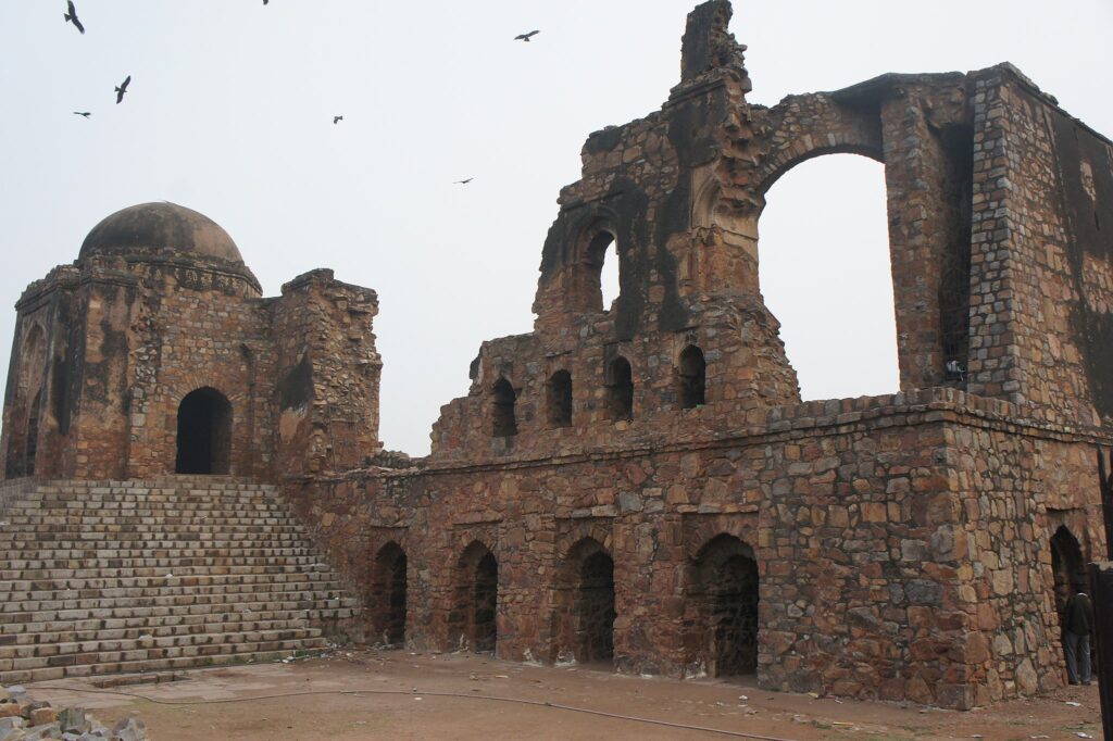 Feroz Shah Kotla Fort Ruins