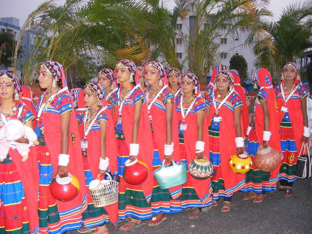 lambadi dancer dress