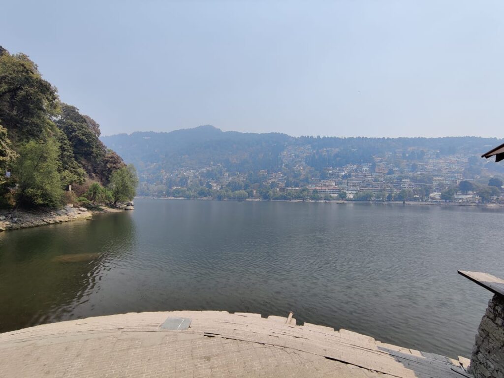 Naini lake from thandi sadak
